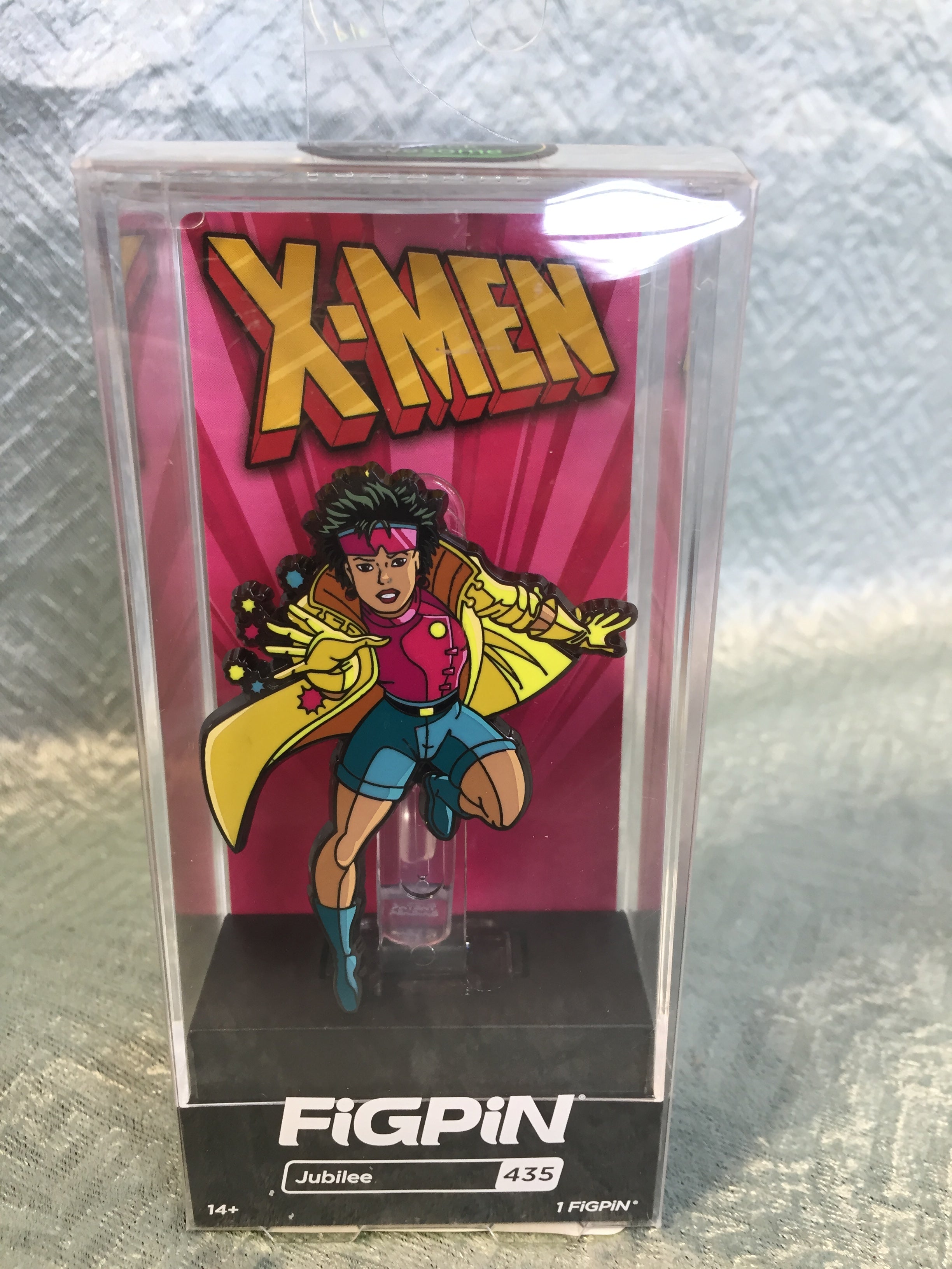 FiGPiN Classic: Jubilee X-Men Animated Series #435 3" Collector Enamel Pin (7537071751406)